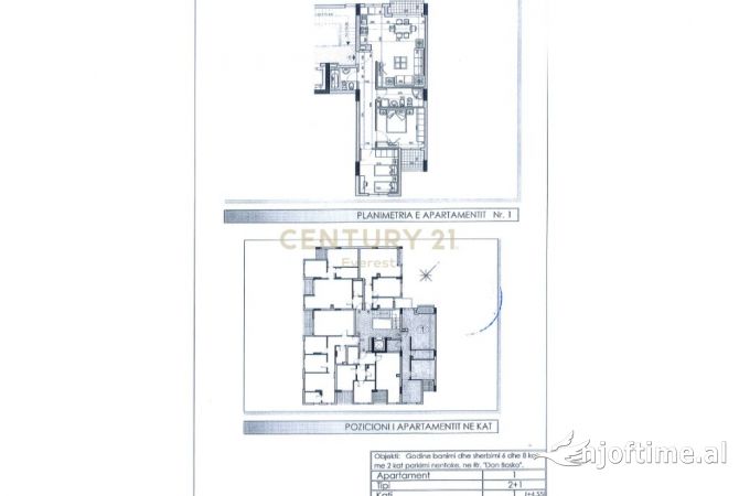 Shtepi ne shitje 2+1 ne Tirane - 192,000 Euro