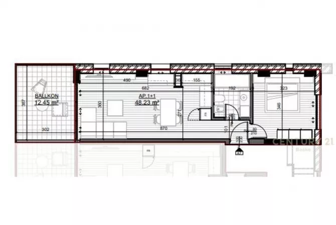 Casa in vendita 1+1 a Santa Quaranta - 157,412 Euro