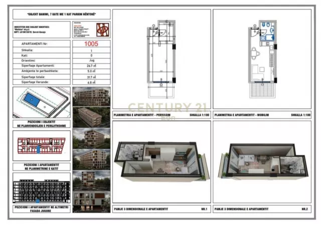 Shtepi ne shitje Garsoniere ne Kavaje - 44,630 Euro