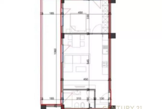 Shtepi ne shitje 1+1 ne Tirane - 122,000 Euro
