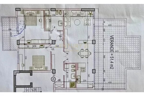 Shtepi ne shitje Apartament ne Tirane, 2+1, Mobilimi E mobiluar, Pagesa 300,000  Euro.