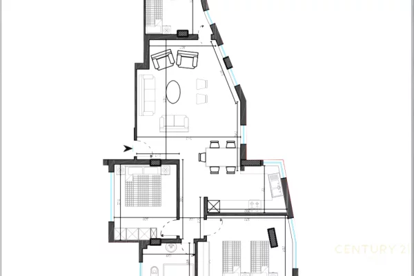 Shtepi ne shitje Apartament ne Tirane, 3+1, Mobilimi Bosh, pa mobiluar, Pagesa 270,000  Euro.