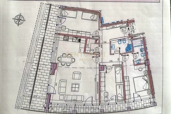 Apartment for sale in Tirana 3+1, Emty