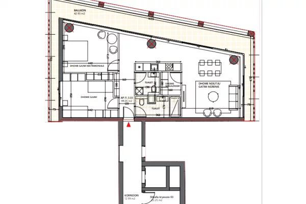 House for Sale 2+1 in Vlora - 512,000 Euro