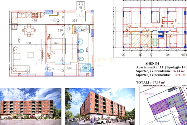 Shtepi ne shitje 1+1 ne Tirane - 60,615 Euro