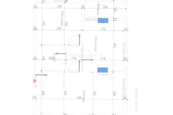 House for Sale 2+1 in Tirana - 110,430 Euro