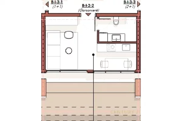 Apartment for sale in Vlora 1+1, Emty