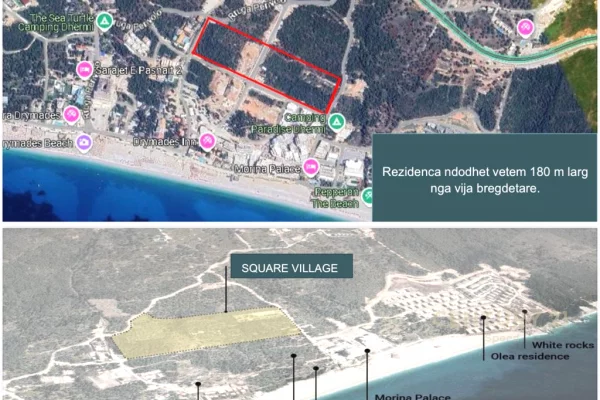 Shtepi ne shitje Apartament ne Vlore, 2+1, Mobilimi Bosh, pa mobiluar, Pagesa 360,000  Euro.