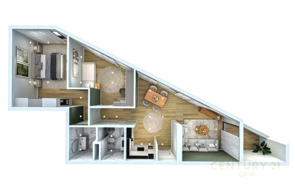 Apartment for sale in Tirana 2+1, Emty