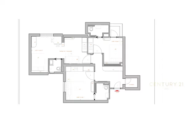 Apartment for sale in Tirana Garsoniere, Furnished