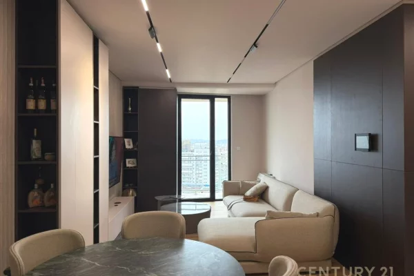 Shtepi me qera Apartament ne Tirane, 1+1, Mobilimi E mobiluar, Pagesa 1,200  Euro.