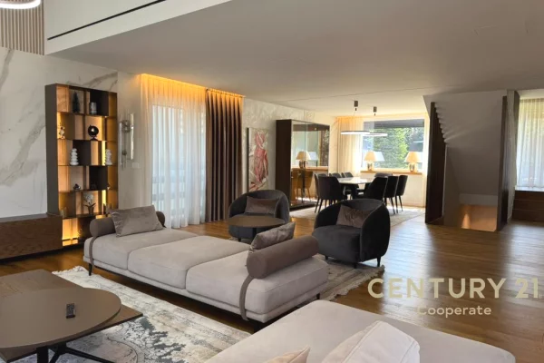 Luxury villas for rent in Tirana 6+1, Furnished