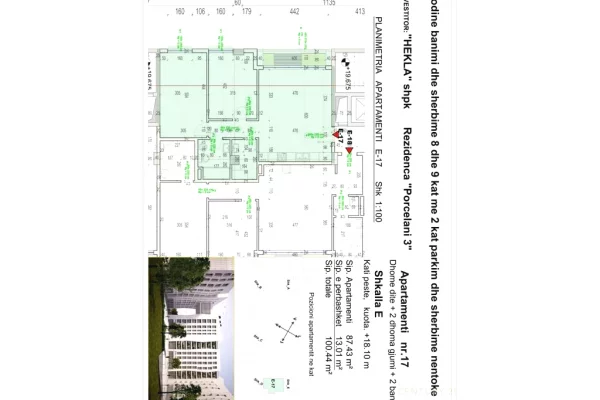Apartment for sale in Tirana 2+1, Emty