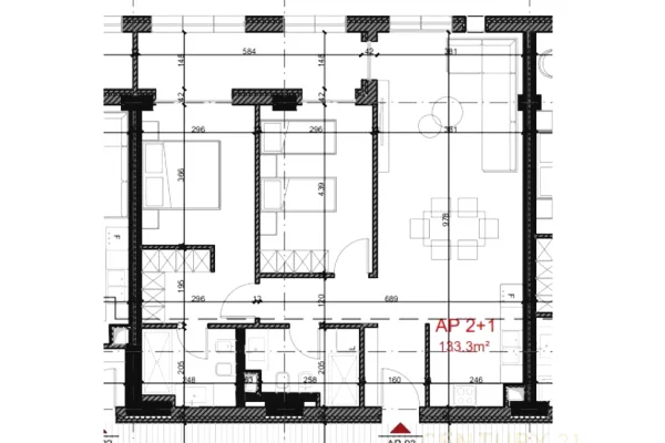 Apartment for sale in Vlora 2+1, Emty
