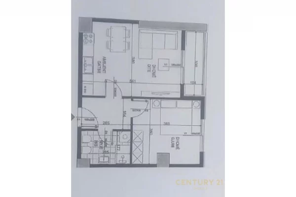 Apartment for sale in Tirana 1+1, Emty