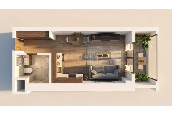 Apartment for sale in Durres Garsoniere, Emty