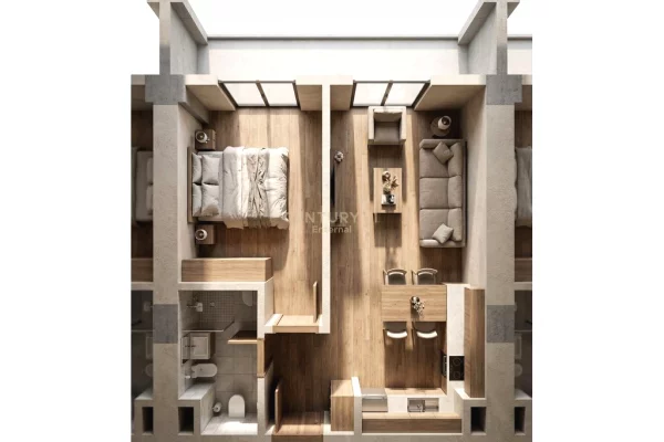 Appartamento in vendita a Durazzo 1+1, Vuoto