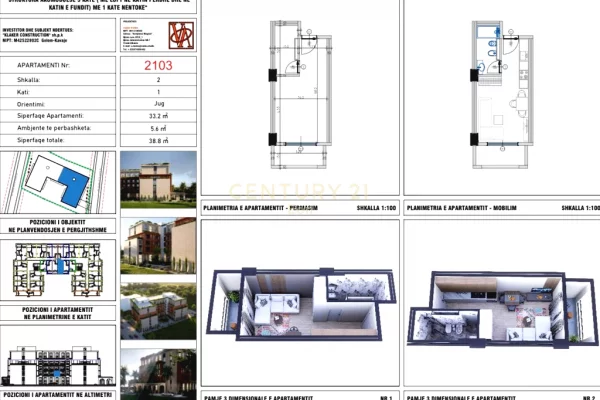 Appartamento in vendita a Durazzo 1+1, Vuoto