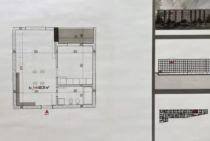 House for Sale 1+1 in Tirana - 57,000 Euro