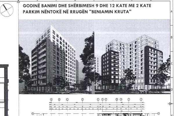 House for Sale 2+1 in Tirana - 139,500 Euro