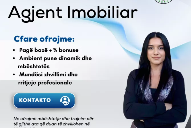 Njoftime Pune AGJENT iMOBILIAR