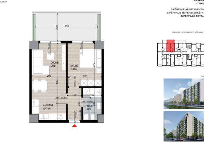 Shtepi ne shitje 1+1 ne Tirane - 86,580 Euro