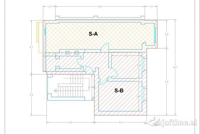 Shtepi me qera 2+1 ne Tirane - 800 Euro