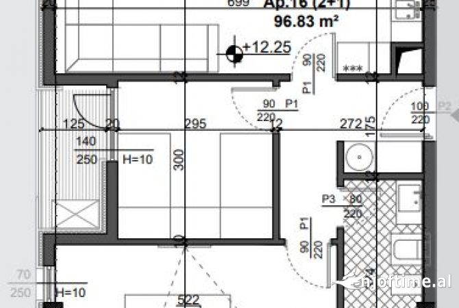 Shtepi ne shitje 2+1 ne Tirane - 135,562 Euro