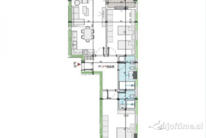 Shtepi ne shitje 2+1 ne Tirane - 108,495 Euro
