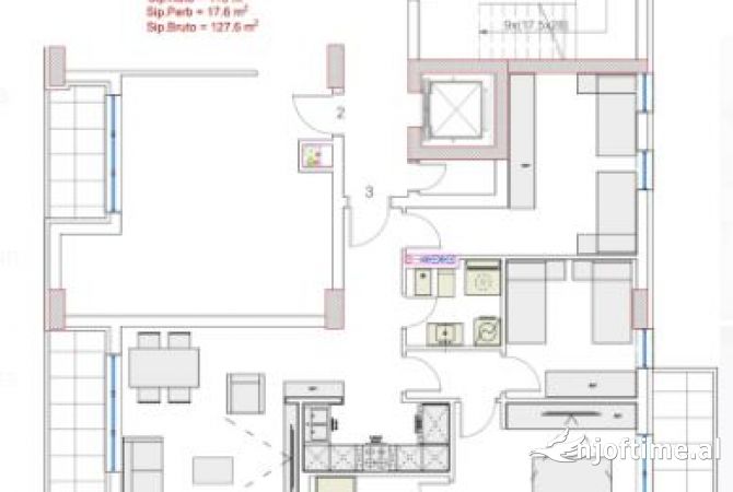 Shtepi ne shitje 3+1 ne Tirane - 197,780 Euro