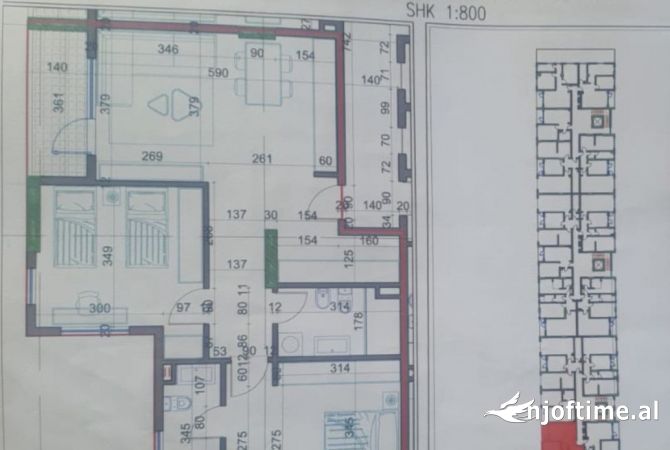 Shtepi ne shitje 2+1 ne Tirane - 83,405 Euro