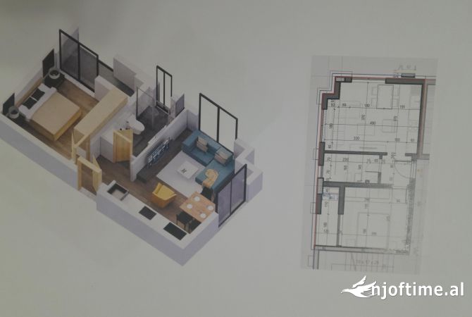Shtepi ne shitje 1+1 ne Tirane - 96,960 Euro
