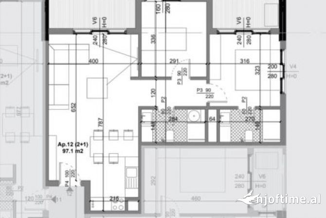 Shtepi ne shitje 2+1 ne Tirane - 92,150 Euro