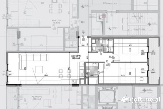 Shtepi ne shitje 2+1 ne Tirane - 122,360 Euro