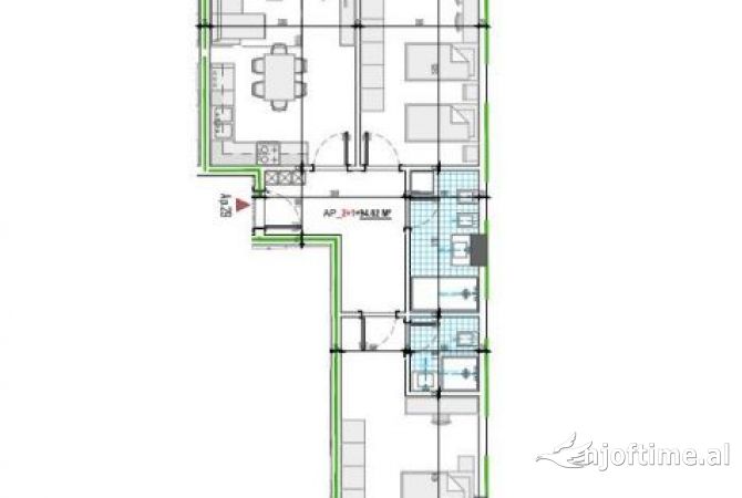 Shtepi ne shitje 2+1 ne Tirane - 105,174 Euro