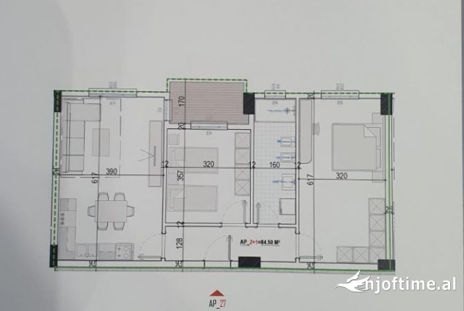 Shtepi ne shitje 2+1 ne Tirane - 79,841 Euro