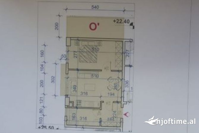 Shtepi ne shitje 1+1 ne Tirane - 53,344 Euro