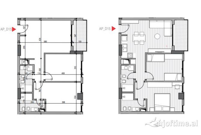 Shtepi ne shitje 2+1 ne Tirane - 130,200 Euro