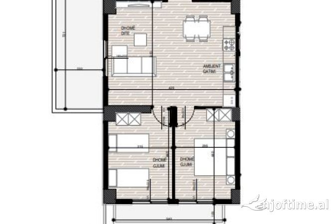 Shtepi ne shitje 2+1 ne Tirane - 163,800 Euro