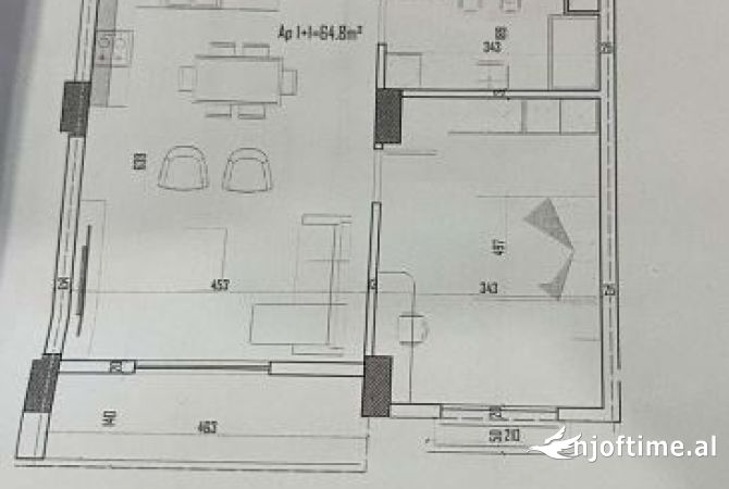 Shtepi ne shitje 1+1 ne Tirane - 57,197 Euro