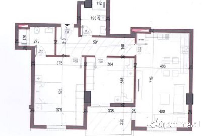 Shtepi ne shitje 2+1 ne Tirane - 94,605 Euro