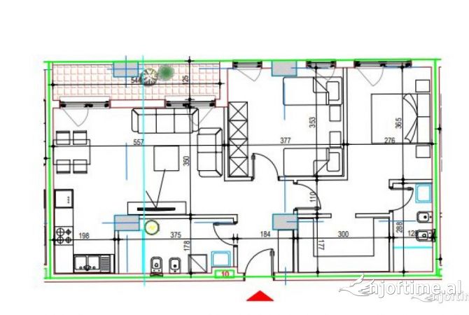 Shtepi ne shitje 2+1 ne Tirane - 271,294 Euro