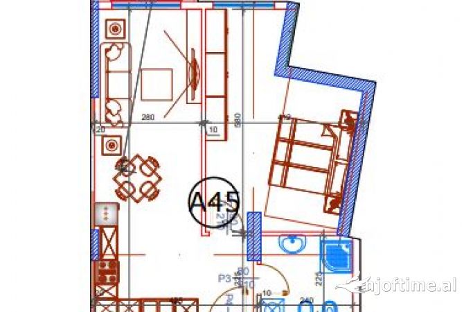 Shtepi ne shitje 1+1 ne Tirane - 83,100 Euro