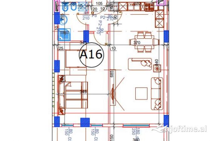 Shtepi ne shitje 2+1 ne Tirane - 100,140 Euro