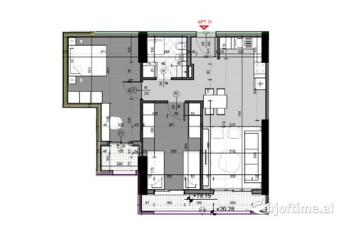 Shtepi ne shitje 2+1 ne Tirane - 142,042 Euro