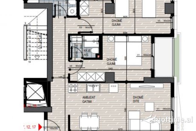 Shtepi ne shitje 2+1 ne Tirane - 156,310 Euro
