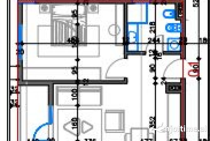Shtepi ne shitje Apartament ne Tirane, 1+1, Mobilimi Bosh, pa mobiluar, Pagesa 59,274  Euro.