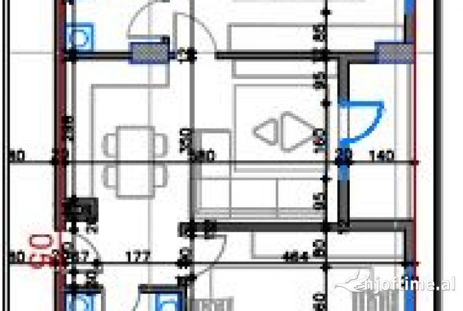 Shtepi ne shitje Apartament ne Tirane, 2+1, Mobilimi Bosh, pa mobiluar, Pagesa 85,923  Euro.