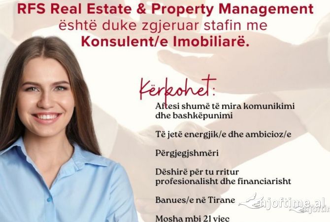 Njoftime Pune Konsulent Imobiliar