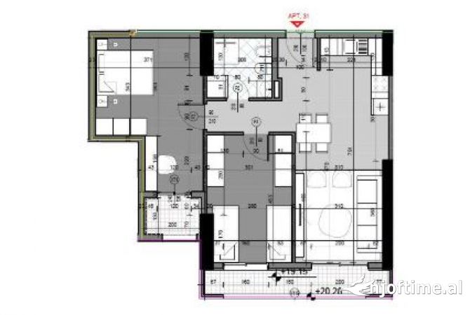 Shtepi ne shitje 2+1 ne Tirane - 142,042 Euro